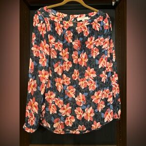 Ann Taylor Loft floral blouse